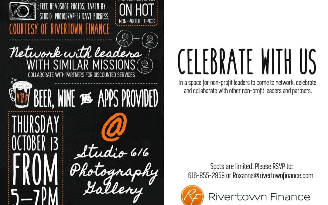 Rivertown Finance Invitation and Christmas Cards