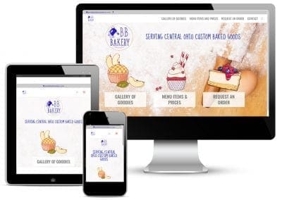 BB Bakery Website Design