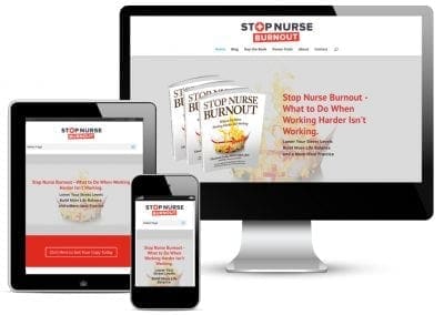Stop Nurse Burnout Website Design