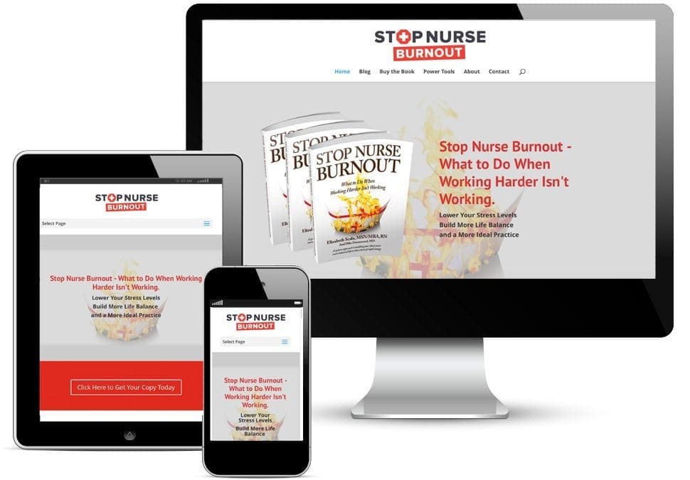 Stop Nurse Burnout Website Design
