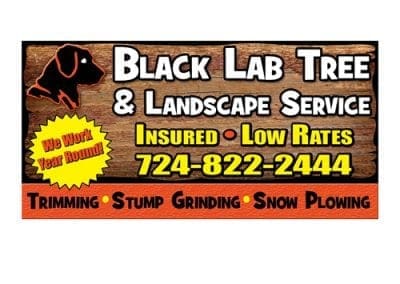 Black Lab Tree & Landscaping Billboard Design