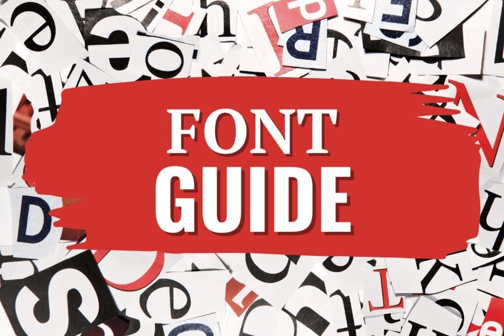 Font Guide